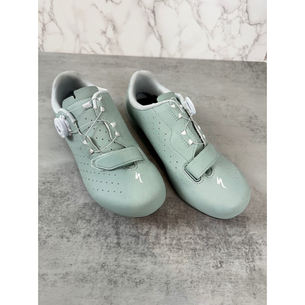 Specialized Torch 1.0 Road Cycling Shoes Sage Green BOA Mens 6.5 Womens 8 EU 39